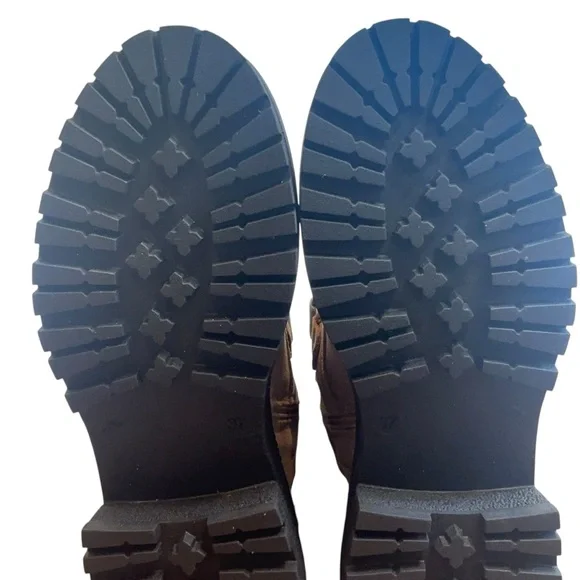 Free People Tan Lace-Up Boots - Picture 6 of 6